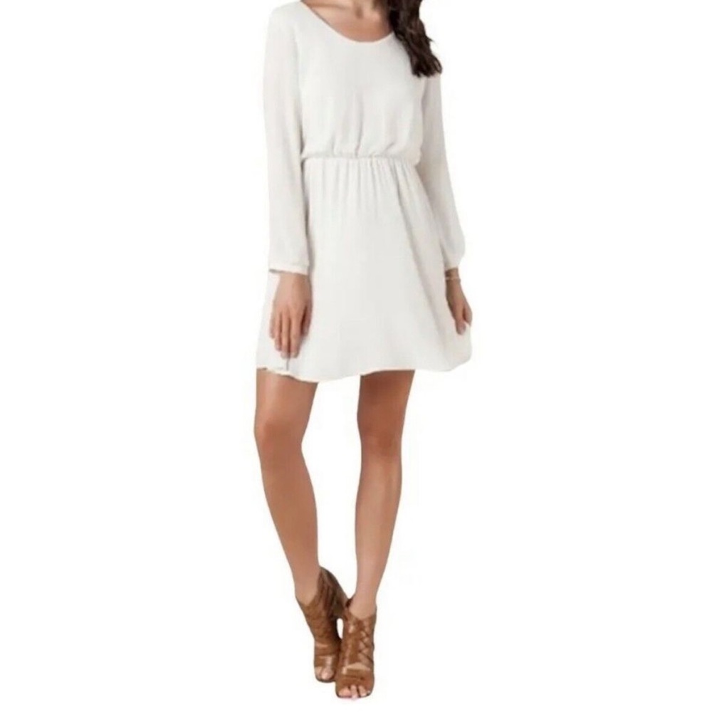 Lush Draped Mini Dress